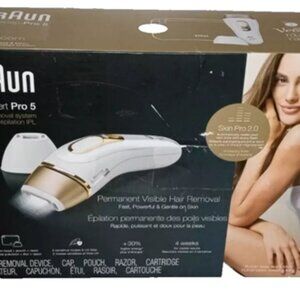 Open Box but never used: Braun IPL hair removal system, Silk Expert model PL5347